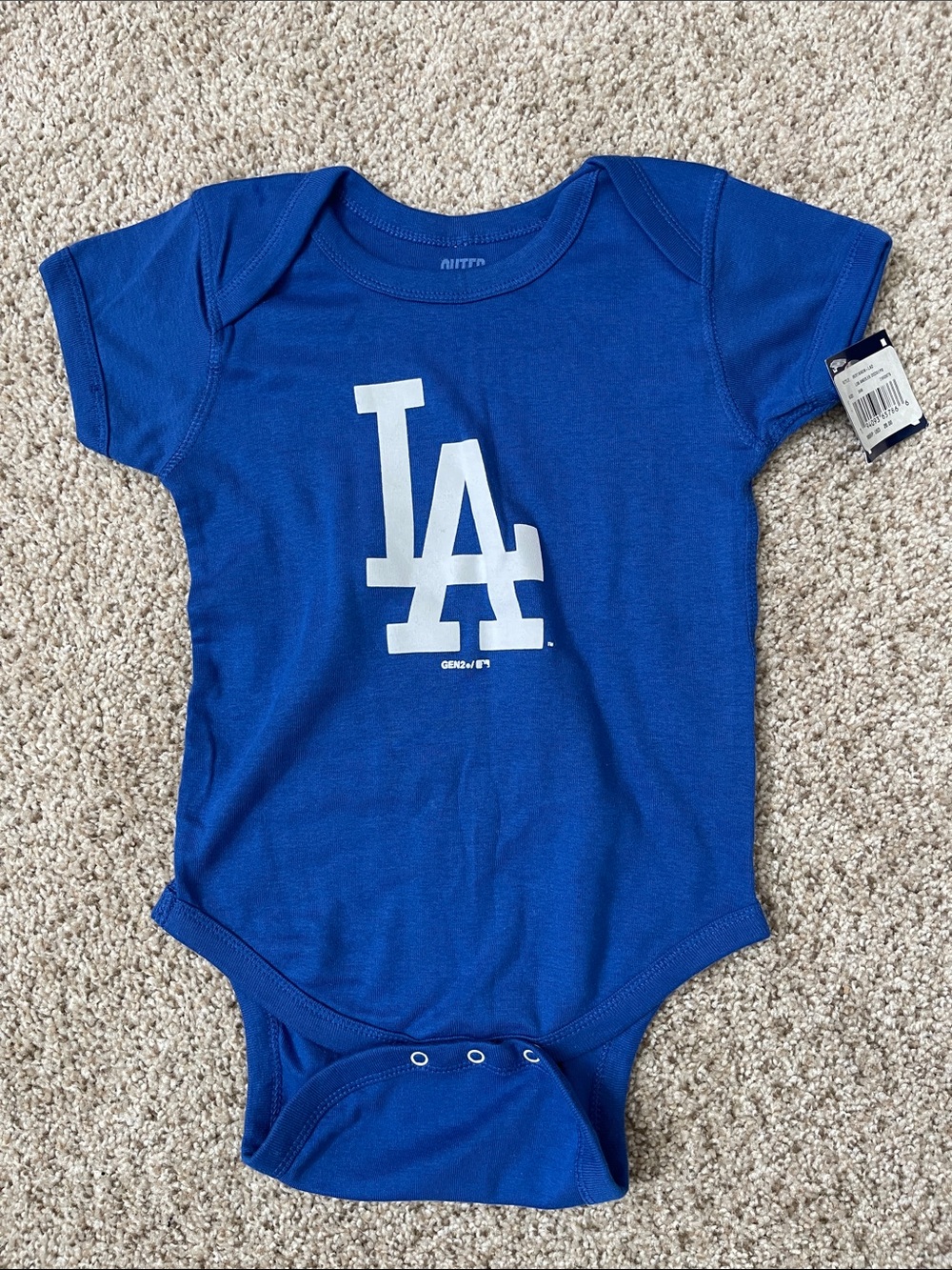 Los Angeles Dodgers Baby Onesie Size 24 months